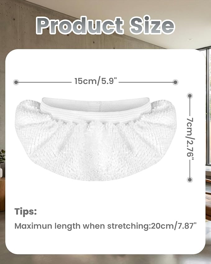4 Pack Universal Microfiber Cloths for Handheld Steam Cleaner, Double-Layered Reusable & Washable Pads, Compatible with Bissell SteamShot, Wagner, PurSteam, McCulloch, Dupray and More