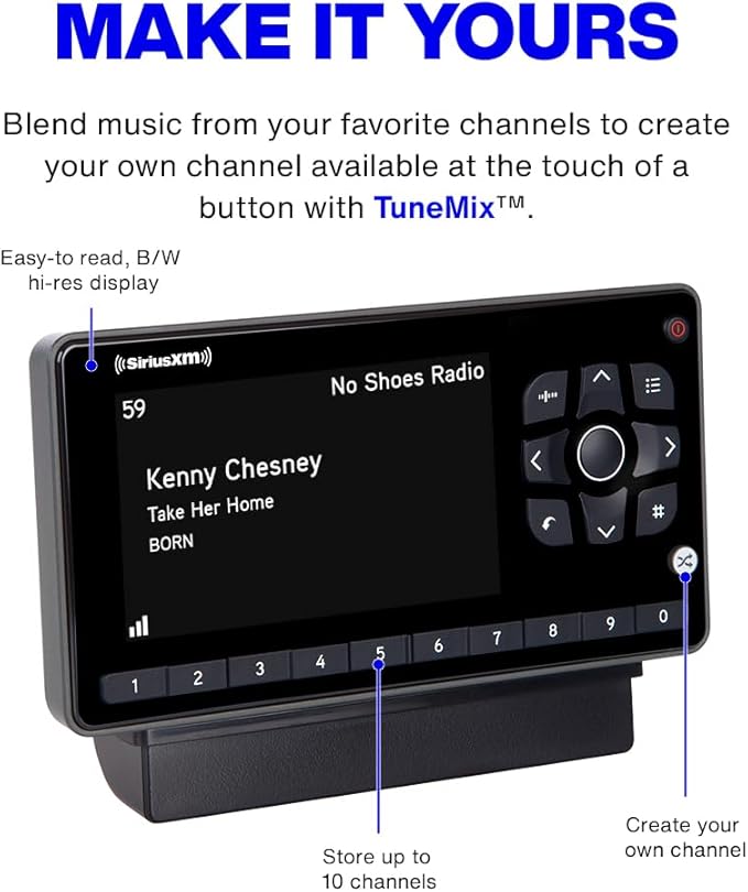 Onyx EZR Satellite Radio with Vehicle Kit (SXEZR1V1) | SiriusXM
