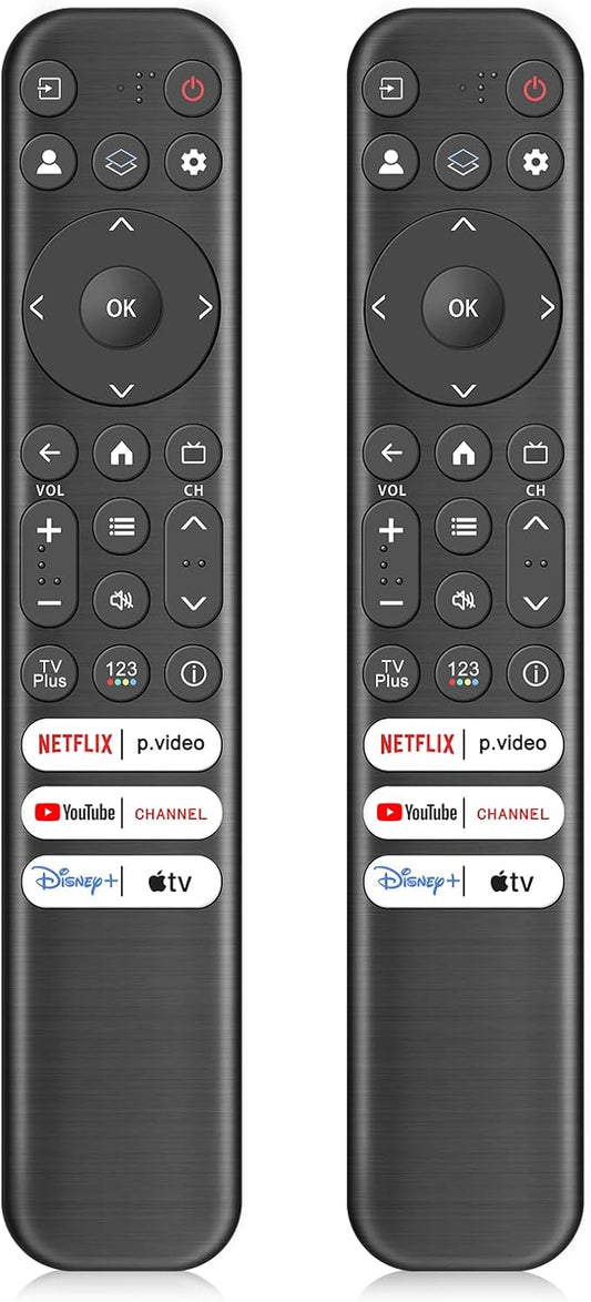 2PC RC813 Remote Control Replacement Compatible with Q550G Q650G Q670G Q750G QM850G S370G S450G S470G S550G FHD HDR LED UHD QLED Smart TVs