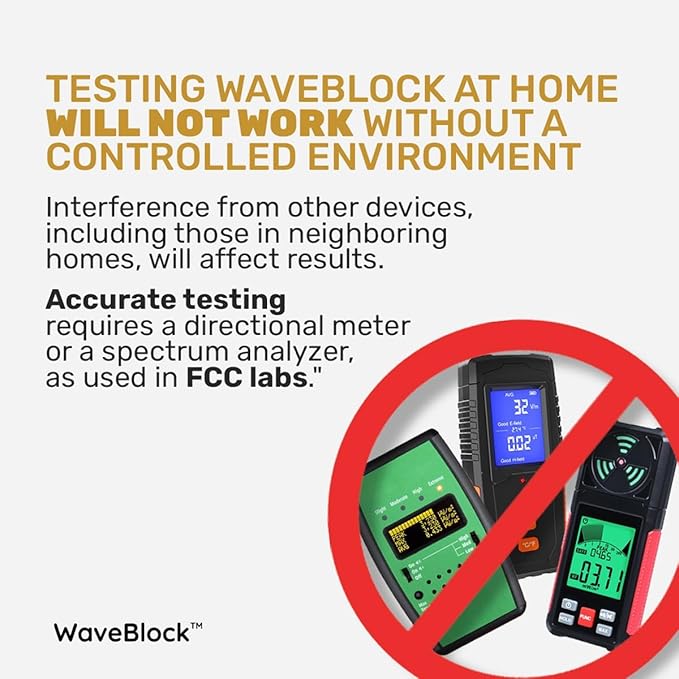 WAVEBLOCK EMF Blocker for Cell Phone - Made for iPhone 15 PRO - The Only Patented, Real Scientifically Backed, Lab-Tested 5G-Shield Sticker to Protect You & Your Loved Ones - USA Made White