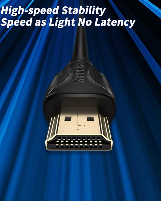 4K HDMI Cable 30ft, High Speed 2.0 Cables &4K@60Hz 2K 1080P, High Speed Gold Plated Connectors hdmi Cord, Compatible with PlayStation Arc PS3 PS4 PC HDTV