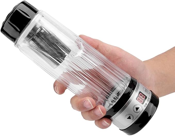 Xinwoer420ml Car EleCup Holder,12V / 24V 95W Car Electric Kettle Travel Tea Mug Water Heating Cup Bottle Holder(Black)