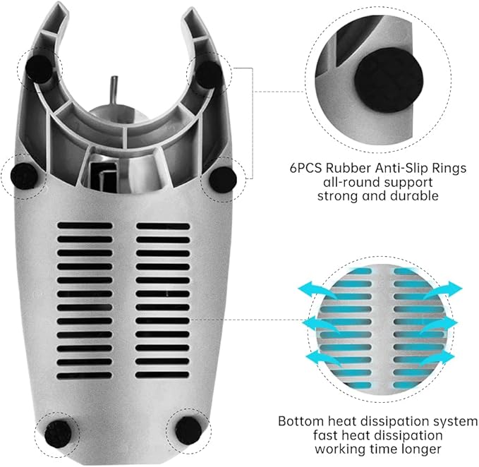 OKF Ice Shaver Prevent Splash Snow Cone Machine, Electric 3 Blades Shaved Ice Machine, 380W Ice Shaver Machine, 286lbs/hr Ice Crushers for Home Use, Ice Crusher with Free Ice Pick (Silver)