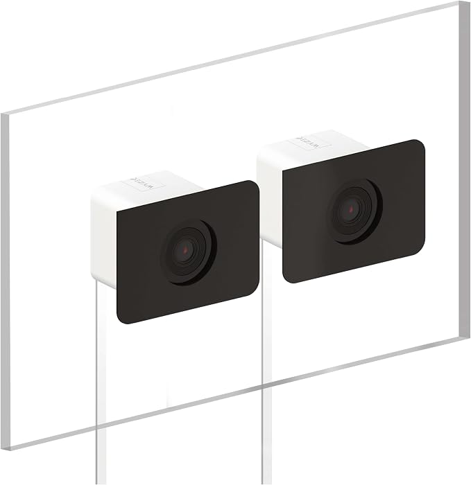 WYZE Window Camera 2 Pack, WiFi Indoor HD Home Security Camera, Upgraded Color Night Vision, Anti-Glare, AI-Powered Motion Detection, Easy & Quick Setup, 24/7 Recording