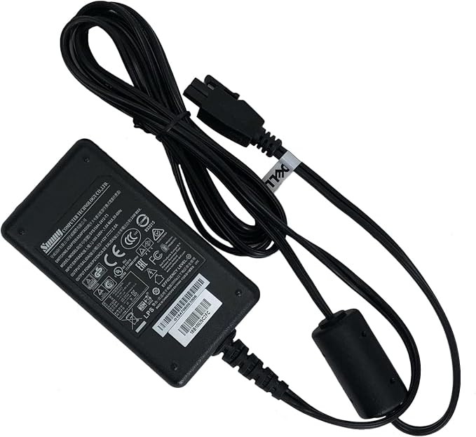 12V 2A Power Adapter Compatible with SonicWall TZ300 TZ350 TZ400 TZ500 Firewall 2 Pin Rectangular Plug Replacement Power Supply