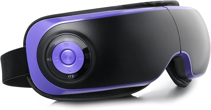 Eye Massager with Heat Smart Sleep Mask with Music for Migraine Relief, Eyes Fatigue, Improve Sleeping for Women Men