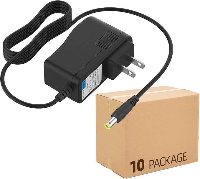 10 Pcs PS5V2000US Power Supply 5V AC/DC Adapter Compatible with Yealink T29G, T46S, T48S, T52S, T54S, T56A, T58V, T58A, MP56, T46G, for Yealink Phone Power Cord Yealink Power Adapter