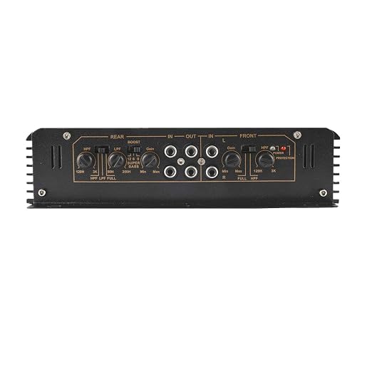 YaeCCC 4-Channels 4500W Car Power Amplifier Class A/B Car Audio Stereo Amplifier