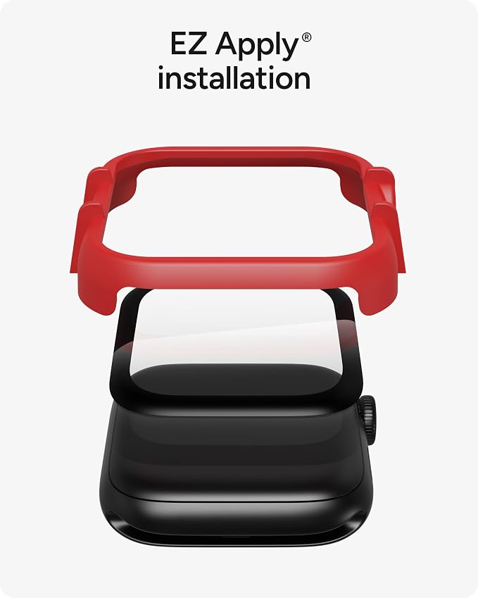 ZAGG Invisbleshield Glass Fusion+ - Engineered Hybrid Glass - Screen Protector - Made for Apple Watch SE 3/6/ SE (2020)/ 5/4 (40mm)