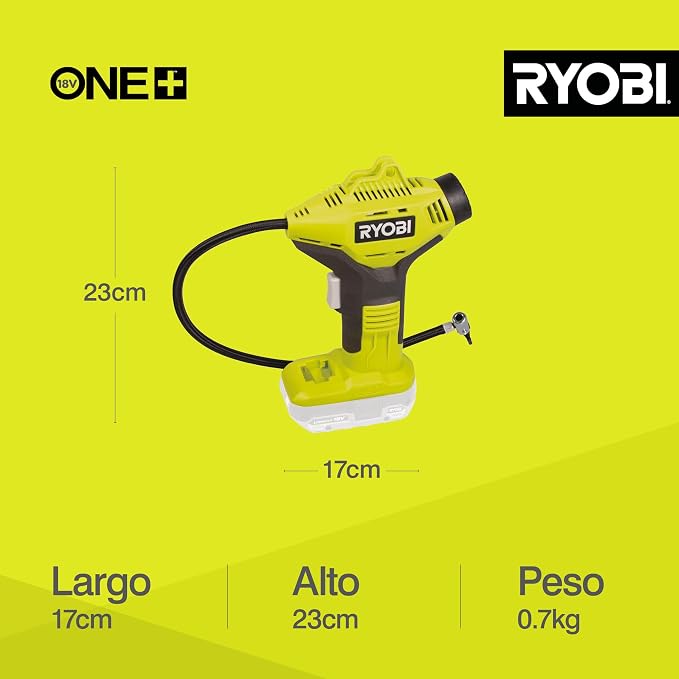 Ryobi R18PI-0 18V ONE+ Cordless High Pressure Inflator (Body Only)