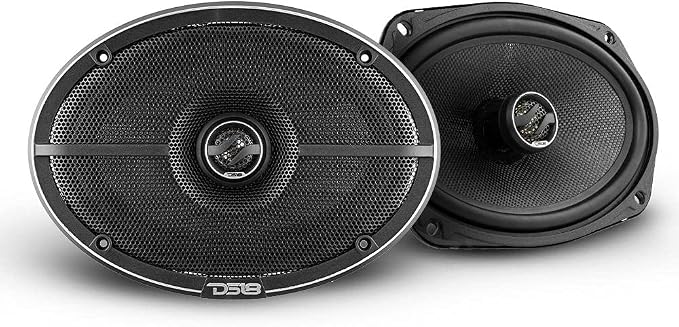 DS18 ZXI-694 6x9 Car Audio Coaxial Speaker with Built in Neodymium Tweeter and Kevlar Cone – 2 Way 360 Watts Max 4 Ohm (2 Speakers)