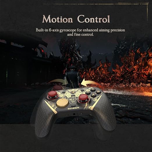 GameSir G7 Pro 8K PC Wireless Controller, Nioh 3 – 8000Hz Polling Rate Wired & 2.4G, TMR Joysticks Anti-Stick Drift, Hall Effect Analog Triggers, Esports Gamepad for Windows PC with 3.5mm Audio