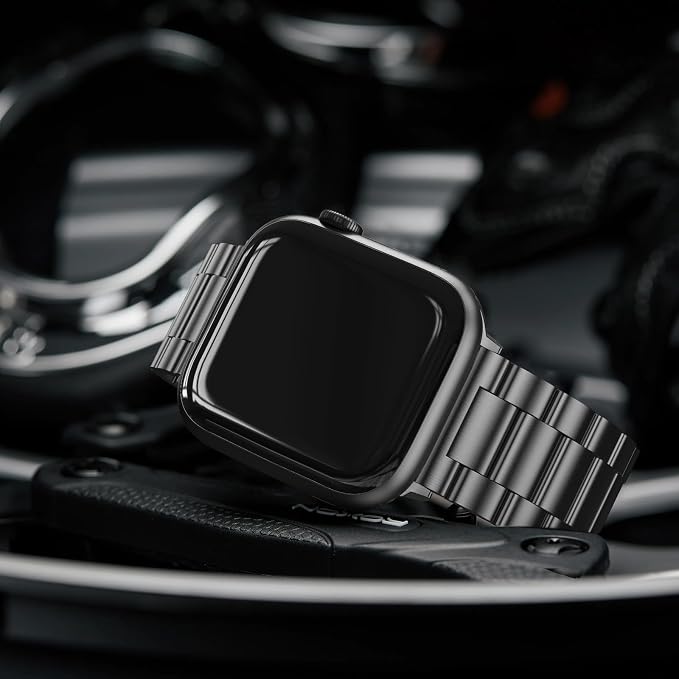 EPULY Metal Band Compatible with Apple Watch Bands for Men 49mm 46mm 45mm 44mm 42mm 41mm 40mm 38mm, Business Stainless Steel Strap for iWatch Bands Series 11 10 9 8 7 6 5 4 3 2 1, SE3 2 1, Ultra3 2 1