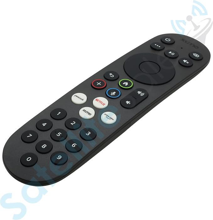 SatelliteSale Replacement Xumo PR3 Voice Remote Control Compatible with Stream Box XiOne, ES1 & Spectrum/Xfinity Stream Boxes and XUMO Smart TVs, Black ABS Plastic with Batteries Included