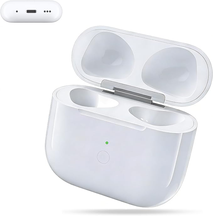 Replacement Charging Case for AirPods 3rd Generation, Only Compatible with AirPod 3rd Gen Charging Case (Not Pro 3), with Pairing Sync Button, No Earbuds (Lightning-Port)