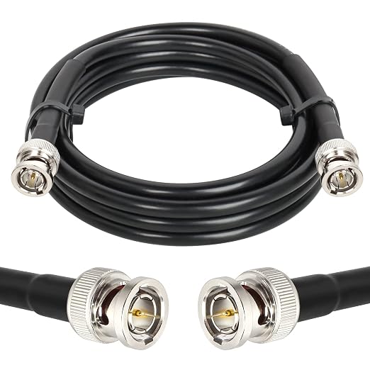 XRDS -RF 6FT SDI Cable, BNC Male Digital Video Cable 75 Ohm RG59 BNC Cables Supports HD-SDI/3G/6G-SDI/4K/8K