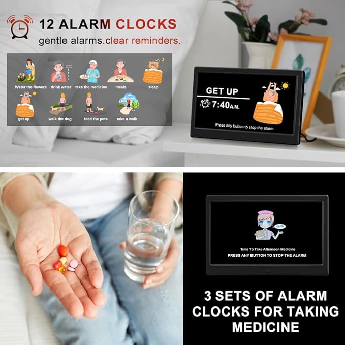 2026 Digital Clock Plug-in (No Battery), Power Outage Memory,DST Display Time, Date, Month, and Year Large-Font Clock for the Elderly