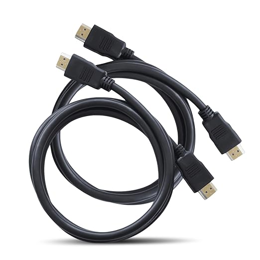 OREI 6FT HDMI Cable 2-Pack – High-Speed HDMI to HDMI Cable for 4K, 3D, Ethernet, ARC, and 1080p – Compatible with Roku, Blu-ray, Xbox, PS3