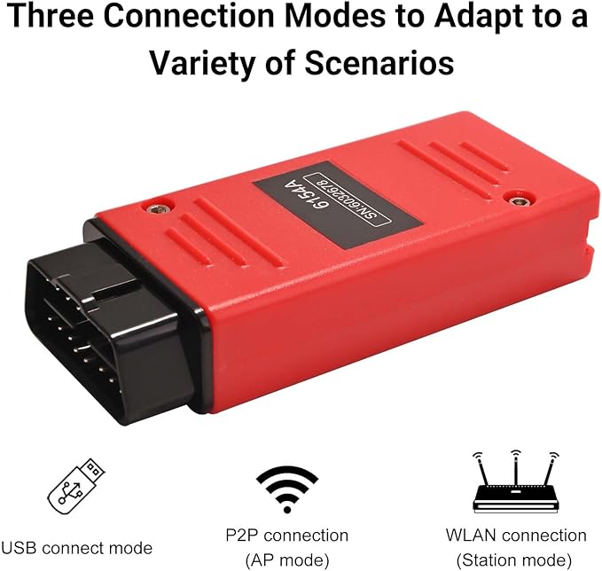 6154A Professional Diagnostic Scanner for VWAudiSkodaSeat with Software, CAN FD & DoIP Support, 1995-2025 Vehicle Compatibility
