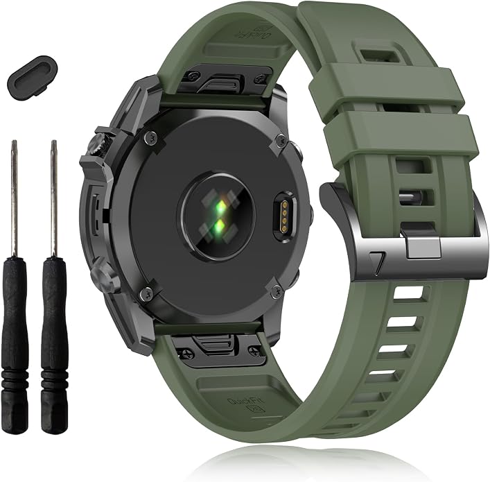 EZMVZKU 26mm Easyfit Straps for Garmin Fenix 8 AMOLED/8 Pro 51mm/7X/7XPro Sapphire Solar Watchands Replacement for Fenix 6X/6X Pro/5X/5X Plus/Enduro 3/2/Quatix 8/epix Pro/Descent Mk3i/Tactix 8 51mm