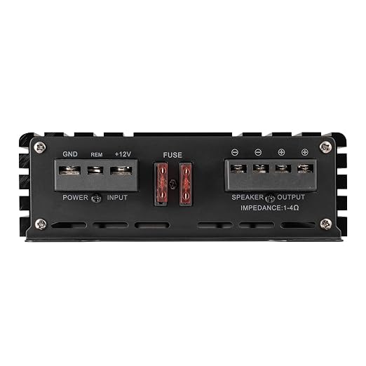 Mono Amplifier,700W RMS Continuous Power,Digital Class D Amp,1 Ohm Stable,Specifically Designed for High-Power Subwoofers
