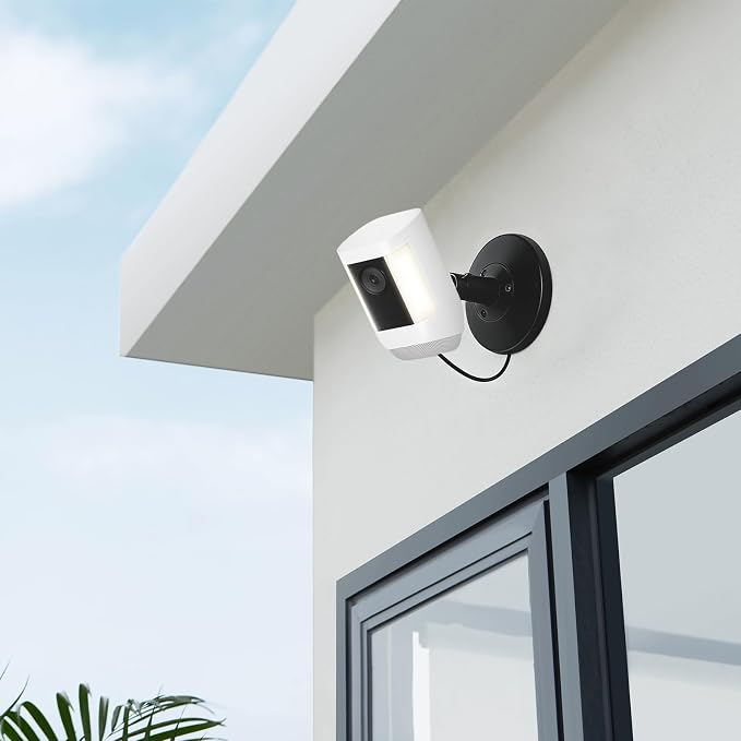 Hardwired Kit for Ring Cams (Outdoor Cam Plus, Stick Up Cam, Spotlight Cam Pro/Plus), IP67 Waterproof Design for Outdoor or Indoor Use,Black-1Pack
