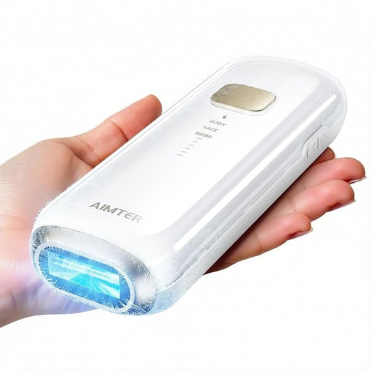 Laser Hair Removal, IPL Hair Removal for Women and Men with 5 °C Sapphire Ice-Cooling Function, 3-in-1 Hair Removal Device for Armpits Back Legs Arms Face Bikini Line, Unlimited Flashes,Painless