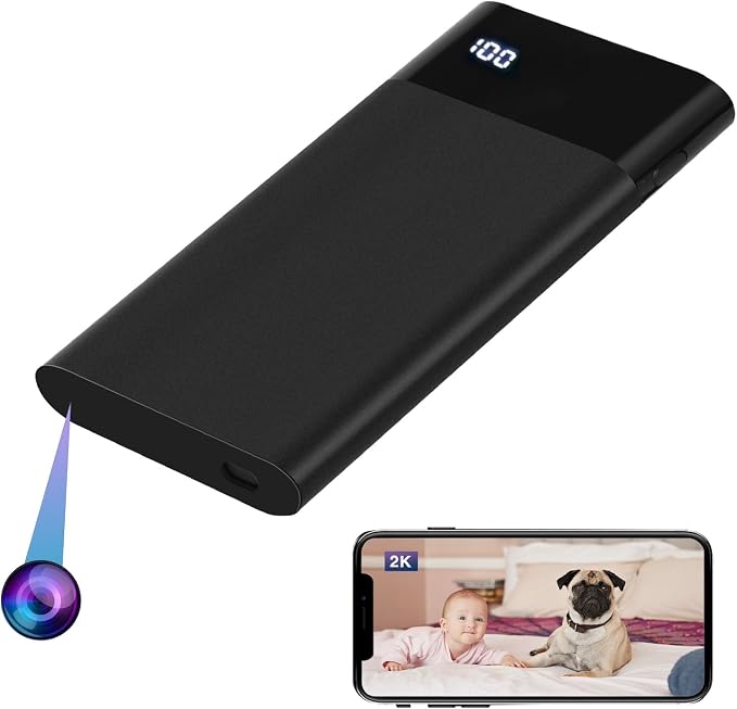 WIWACAM 2K WiFi Camera with 5000mAh Battery, Ultra HD Night Vision Motion Video-Only, 8
