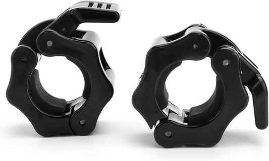 1 inch Barbell Collar Weight Lifting Barbell Clamps Quick Release Dumbbell Collars Locking Collar for Workout Home Gym Training