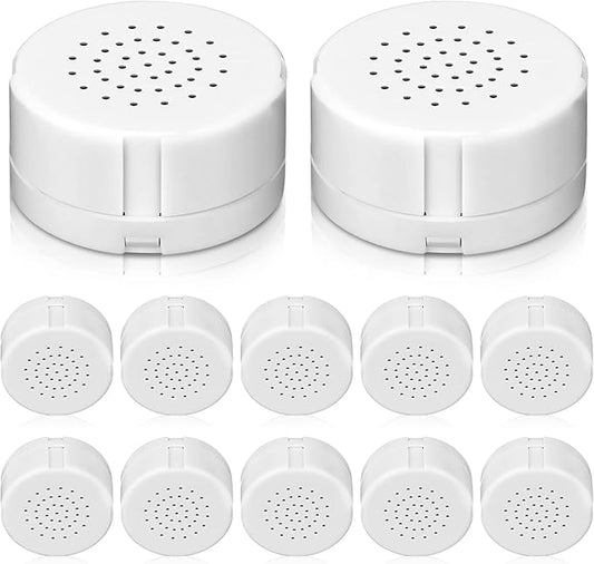 12 Pcs Voice Recorder for Stuffed Animal, Sound Recorder Music Recordable Sound Module Recording Device Record Custom Message for Plush Toy Doll Stuffed Bear Pillow, Battery Included (20 Second)