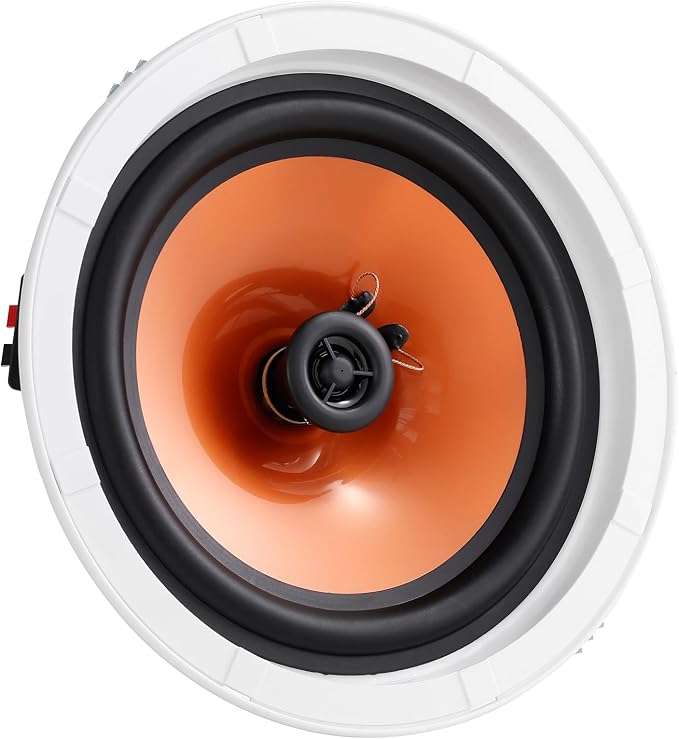 VEVOR 4 PCs 8 Inch in Ceiling Speakers, 400W Flush Mount Ceiling & in-Wall Speakers System with 8" Woofer,1" Tweeter, for Home Kitchen Living Room Bedroom or Covered Outdoor Porches