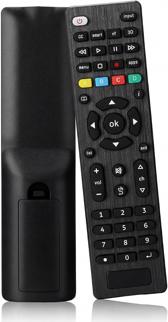 1 Pack Universal TV Remote Replacement Compatible with All Smart TV LED LCD HDTV 3D Series for Motel Hotel Nursing Home (Regular)