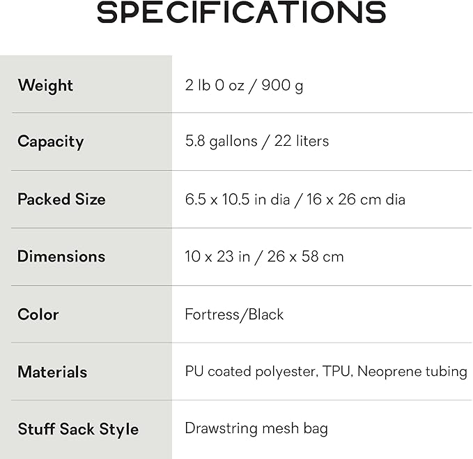 Nemo Equipment Helio Portable Pressure Camp Shower