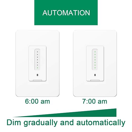 3 Way Smart Dimmer Switch by Martin Jerry | Touch Trailing Edge 4 Way Smart Dimmer Switch, SmartLife App, Compatible with Alexa as WiFi Light Switch Dimmer, Works with Google Home