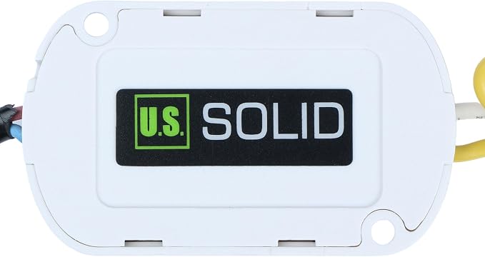 U.S. Solid Smart Solenoid Valve - 1/4 Inch Wi-Fi APP-Controlled Brass Solenoid Valve, 110V AC