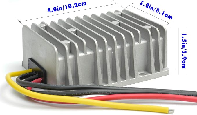 Waterproof DC/DC Converter 12V Step Up to 24V, Boost Converter 20A 480W Voltage Regulator, Power Adapter Voltage Booster,Power Supply Module Boost Transformer for Car Truck Vehicle Boat