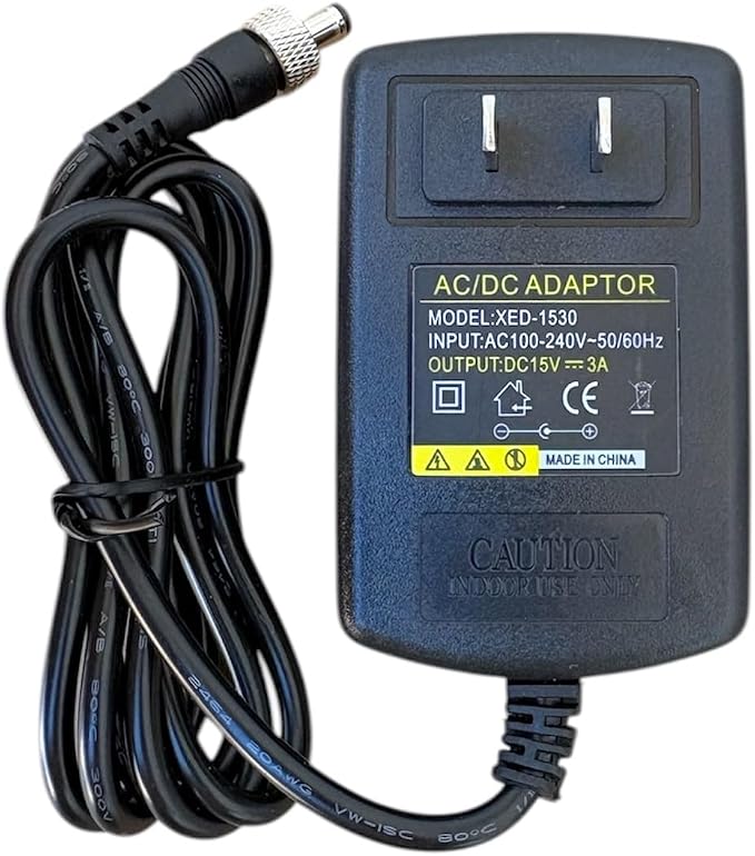 AC Adapter Compatible with TASCAM PS-M1524A Power Supply for TASCAM Model 12 Mixer Recorder Controller