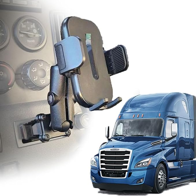 Smash Mount FL, Cascadia Phone Holder Kit 2018-2026, 1 inch RAM Compatible Accessories Holder for Semi Truck (Phone Mount Kit