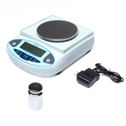U.S. Solid Digital Precision Analytical Balance 300g x 0.01g, High Precision Electronic Scale for Laboratory, Jewelry, Industrial Use