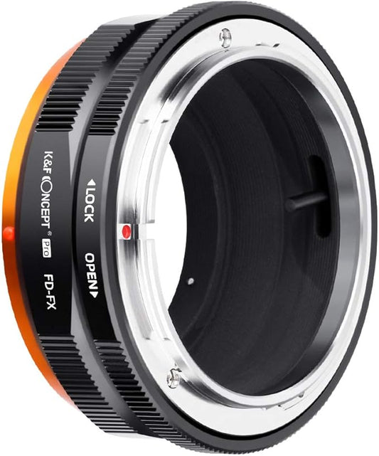 K&F Concept Lens Mount Adapter Compatible for Canon FD FL Lens to Fujifilm Fuji X-Series X FX Mount Mirrorless Cameras with Matting Varnish Design for Fuji XT2 XT20 XE3 XT1 X-T2