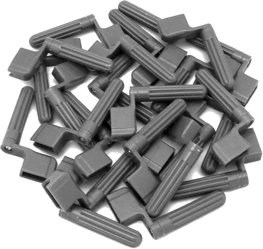 PW25BK Bag of 25 String Winders - Speedy Crank Style for Electric and Acoustic Guitars, Banjos, Ukuleles, etc… Includes Built in Bridge Pin Remover, Black