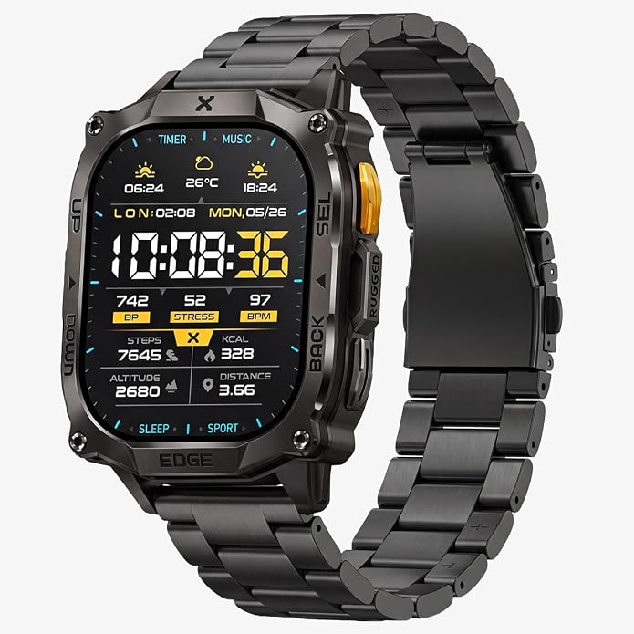CARBINOX Band Durable 22mm Compatible Smartwatches Adjustable, Secure Fit