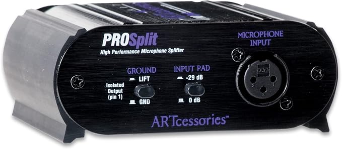 ART ProSplit High Performance Transformer Isolated Mic Splitter