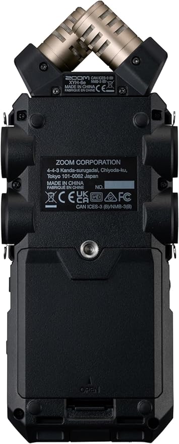 Zoom H6essential 6-Track 32-Bit Float Portable Audio Recorder Bundle with APH-6e H6essential Accessory Pack with Hairy Windscreen, Padded Shell Case, AC Adapter, & USB C-Cable (H6e + APH6E Bundle)