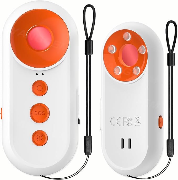 3-in-1 Travel Safety Alarm - Hotel Safety Devices with Hidden Camera Detector & Door Alarms When Opened & Self Defense Personal Safety Alarm, Portable Multifunctional Travel Safe Essentials