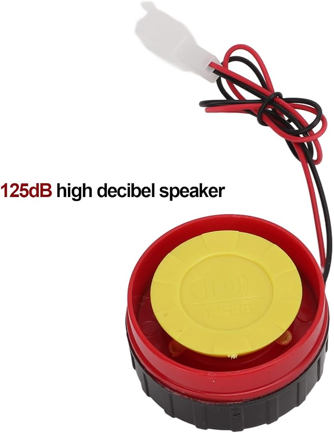 Motorcycle Alarm System,KIMISS Two Way Alarm System Vibration Sound Alert LCD Remote Control Anti Theft