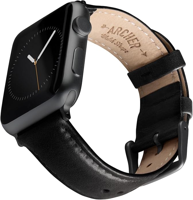 Archer Watch Straps - Top Grain Leather Watch Bands for Apple Watch