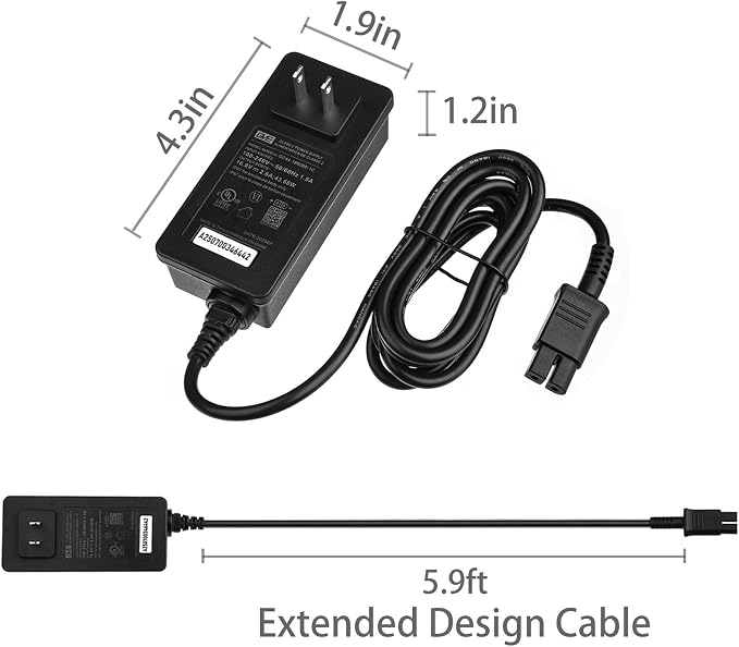 16.8V 2.6A Charger GC44-168260-1C AC Adapter for Aiper Scuba S1 Scuba N1 Robotic Pool Cleaner