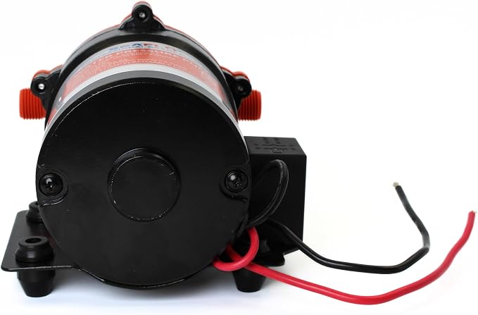 SEAFLO 53-Series DC Diaphragm Water Pump – 7.0 GPM, 60 PSI, 12V | Heavy-Duty, Self-Priming, Bypass with Pressure Switch, Continuous Duty, 4-Year Warranty