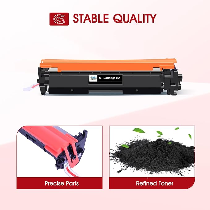 051 Toner Cartridge Compatible for Canon 051 Black Toner Cartridge CRG-051 051H CRG-051H for imageCLASS MF260 MF264dw MF269dw MF267dw LBP162dw MF266dn MF263dn LBP1692dwkg LBP161dn Printer 2-Pack